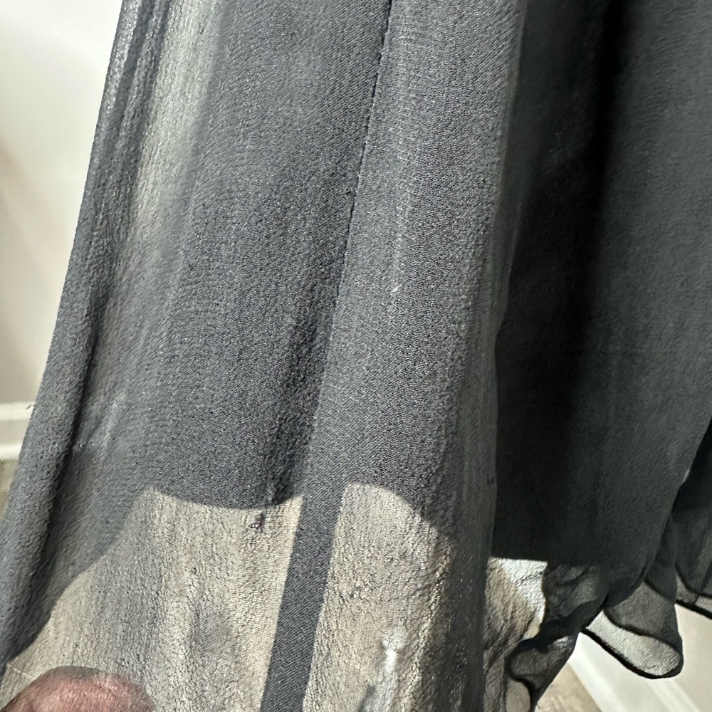 ADRIANNA PAPELL BLACK SEQUIN DRESS-4 PRELOVED - Picture 16 of 17